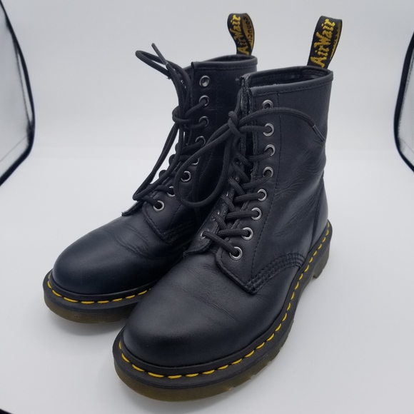 Dr. Martens Shoes - Dr. Martens AirWair Black Combat Boots
